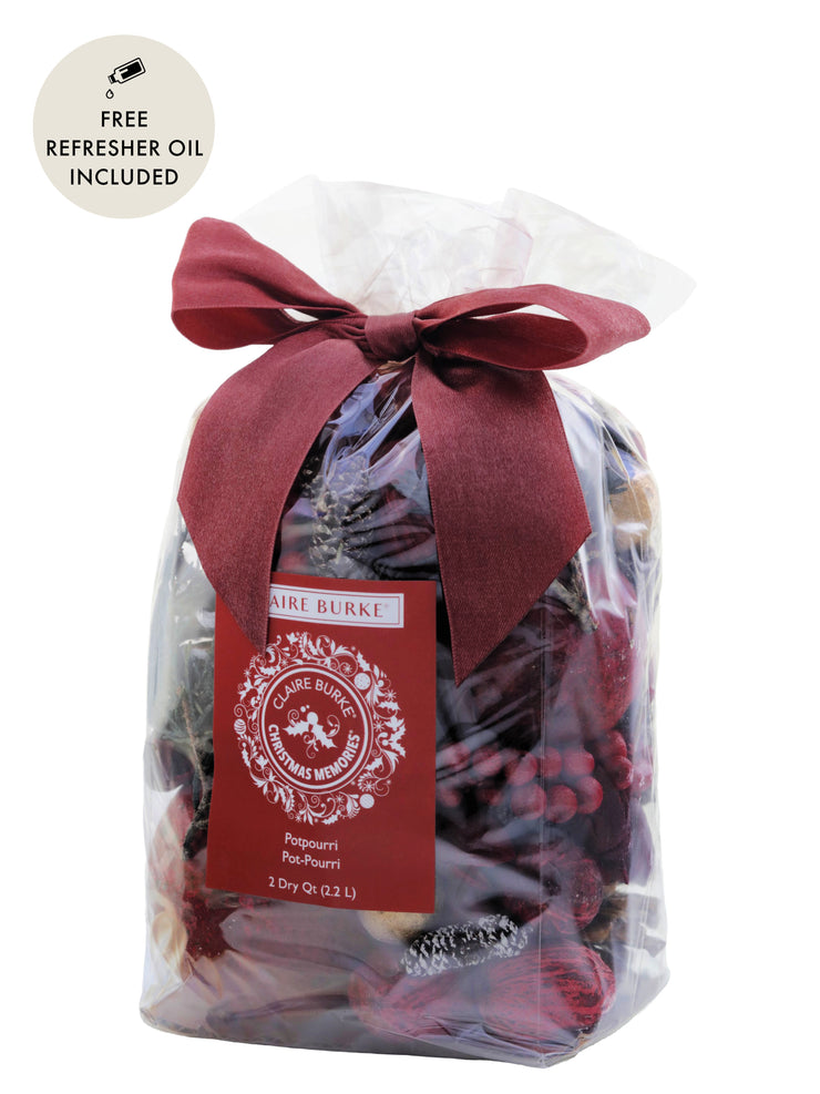 Claire Burke Christmas Memories Potpourri Potpourri with Refresher Oil included