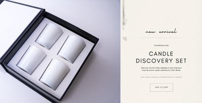 Claire Burke Candle Gift Set - Votive Discovery Candle Sampler - Home Fragrance Collection