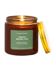Fresh Royal Fir Scented Candle is a seasonal holiday scent that will fill your home with the slightly sweet and woodsy smell of a freshly cut fir trees.