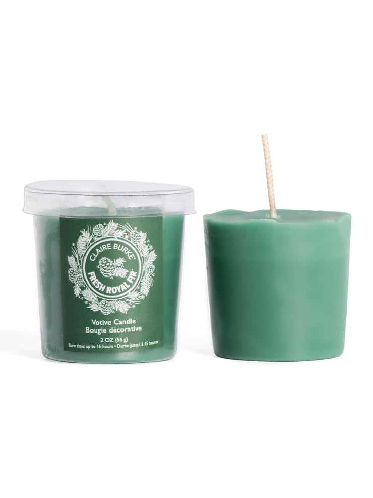 Claire Burke Scented Fresh Royal Fir Votive Candle