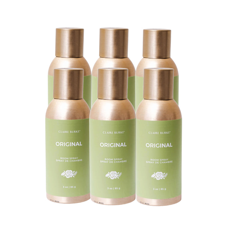 Claire Burke Original Room Spray, 6-Pack  Air Freshener Sprays – Claire  Burke Home Fragrance